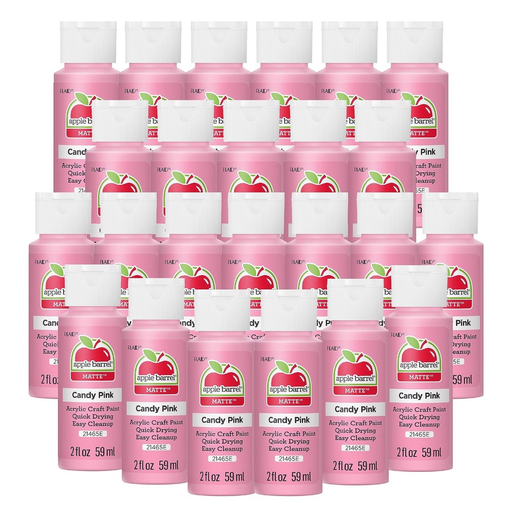 Acrylic Paint in Assorted Colors (2 oz), 21465, Candy Pink (Pack of 24)
