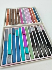 Vintage Design Nupastel Firm Pastel Color Sticks Lot 2 Sets USA Artist