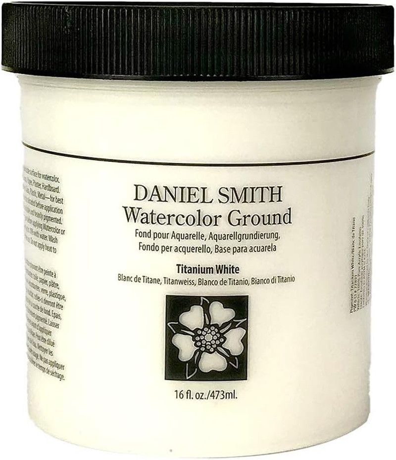 Watercolor Ground 16Oz Jar, Titanium White, 284055001 , Beige