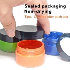 8-Color Chalk Paste Paint Set ，Chalk Ink Paste for Silk Screen Stencils,