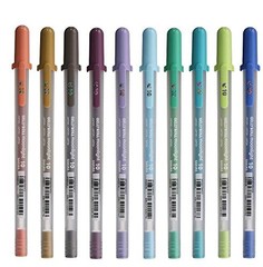 Gelly Roll Moonlight Assorted Fine Colour Set 10 Opaque Shades