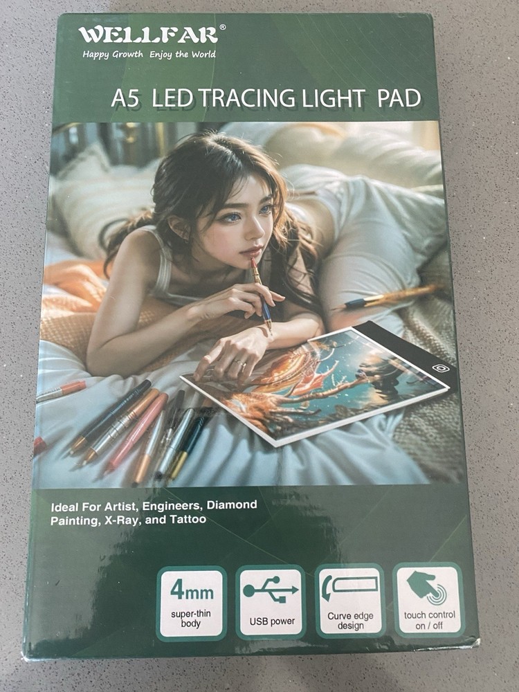 New Never Used Art LED Tracing Pad for Drawing Light Box Tablet