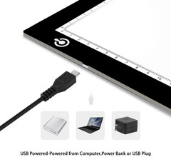 Litenergy A4 LED Copy Board Light Tracing Box, Ultra-Thin Adjustable USB Power A