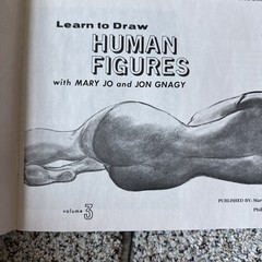 Lot Of 3 Learn to Draw Books with Jon Gnagy Landscapes Human Figures Volumes 1-3