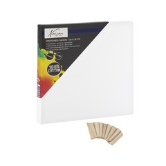 AR1001/GE Nassau Fine Art Canvas 30 x 30, White, Normal