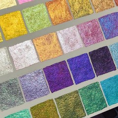 60-Color Metallic And Shimmer Watercolor Paint Set for Artists And Hobbyists APR