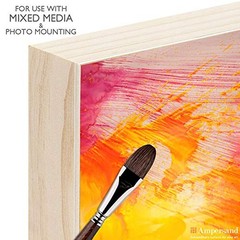 Unprimed Basswood Artist Painting Panel 11/2 Inch Cradled Profile 5×7 Inch