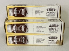 WINSOR & NEWTON 7 Tubes WINTON OIL COLOUR Paint 200ml Different Colors Blue Red