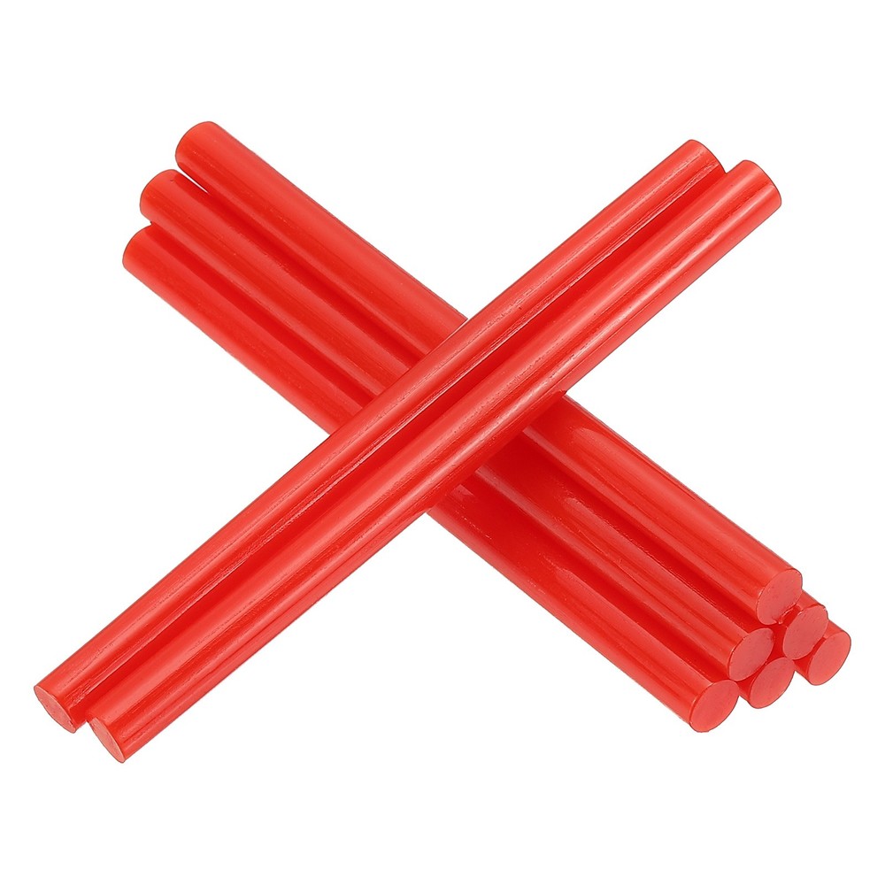 4×0.27 Inch Hot Glue Sticks, 8 Pcs Hot Glue Gun Sticks, Deep Red