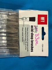 Horsehair Bristle Acid Shop Brushes 1/2″ 33 Piece