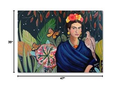 Wrapped Canvas Wall Art – Sylvie Demers ‘Frida A Casa Azul Revisitated’ Wall …