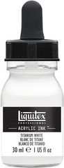 Professional Acrylic Ink, 1-oz (30ml) Jar, Titanium White