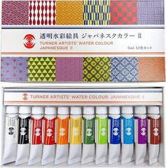 Turner Color Transparent Watercolor 5ml × 12colors Japanesque Vol.2 WT00512B
