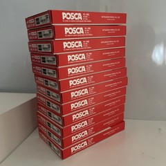 LOT OF 10 BOXES Of 6 POSCA PC-1MR MARKERS Color BLACK ROUND TIP/ EXTRA FINE