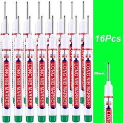 4-80Pcs 20mm Deep Hole Long Nib Head Marker For Metal Perforating Pen Waterproof