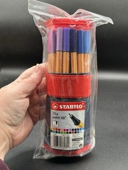 Fineliner – STABILO point 88 – Wallet of 25 – Assorted colors
