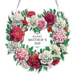 Hanging Diamond Art Kits for Adults, Acrylic DIY Double Sided Special Shaped …