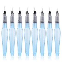 8pcs Refillable Watercolor Brush Pens Leakproof for Painting Calligraphy