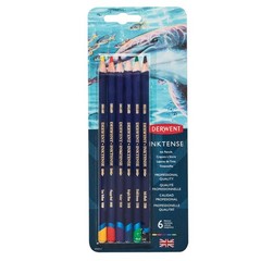 Colored Pencils, Inktense Ink Pencils, Drawing, Art, Pack, 6 Count (0700927) …