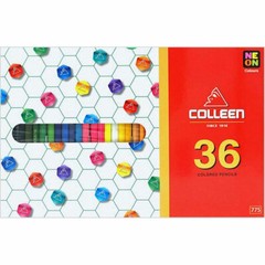 COLLEEN 36 Colored Pencil Set Hexagon 36 colors 775-36 Art Drawing Painting