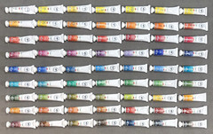 White Nights Watercolor Paints, Professional Grade, 63 Colors, 10 ml Tubes