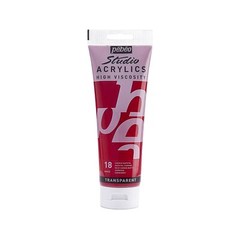 Studio Acrylics High Viscosity Fine Acrylic 250 ml – Naphthol Carmine 8.45 Fl…