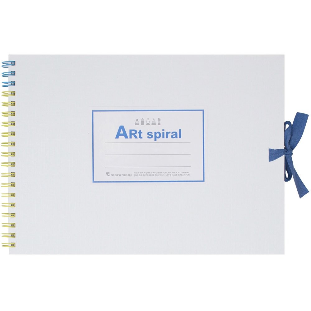 Maruman Art Spiral Sketchbook, F1 Thick Paper, 24 Sheets, White