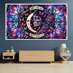 Large Diamond Painting Kits for Adults, 5D Sugar Skull Extra Large Diamond Art
