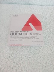 HOLBEIN ACRYLIC GOUACHE 5 COLOR Matte & Opaque SET 12ML D991