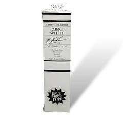 New M Graham & Co Oil Paint 5 oz Zinc White Series 7 51–205