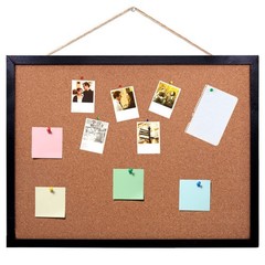 Black Cork Board Bulletin Board, 14.6″X 11″ 14.6″ x 11″,