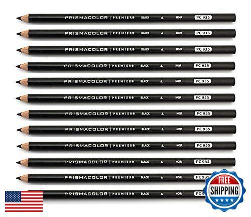 Prismacolor Colored Pencil PC935 Black – One Dozen Pencils