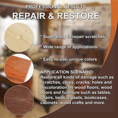 Hupeyna Wood Furniture Repair Kit, 12 Colors Wood Repair Kit, Wood Touch up F…