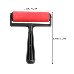 2 Pcs Printing Press Tools Rubber Ink Roller Glue Stick Printmaking Supplies