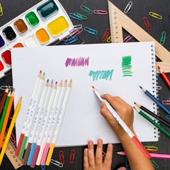 Light Yellow Colored Pencils Set,6 Pcs Oil Color Pencils Drawing Painting Pencil
