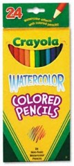 Creative 24ct Watercolor Pencils – Perfect Gift for Young Artists Aged 3 and Up!