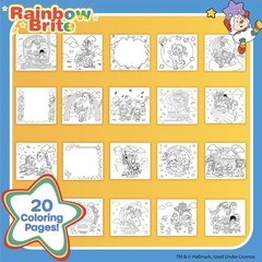 Rainbow Brite Sketchbook 20 Pages & 100+ 10.5 x 9.5 inches,