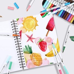 Ohuhu Marker Pads Art Sketchbook, 7.6″ ×10″ 120LB Heavy Smooth Drawing Papers