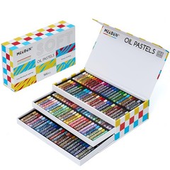 MEEDEN Soft Oil Pastels Set: 144 Vibrant 144 Count (Pack of 1), Multicolor