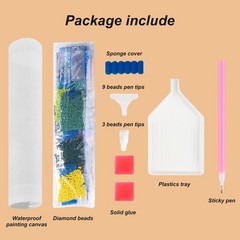 Acudotr Diamond Painting Kits for Adults, 5D DIY 12×16 inches, Cactus Flower