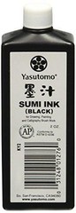 Yasutomo Sumi Ink 2oz, Black