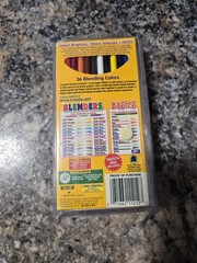 Crayola Blenders & Basics Colored Pencils & Sketch Pad Set Unused Does Not Close