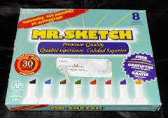 Mr Sketch Vintage Unscented Markers 8 Color Set Odorless Sanford New