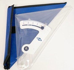 ALVIN 120C Tru-Angle, Adjustable Triangle w/Inking Edge Aluminum NEW – 12 Inches