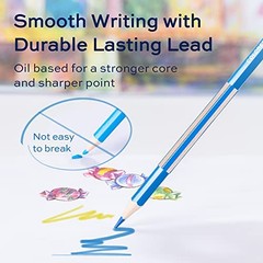 36 Pack Colored Pencils for Adult Coloring Books, Soft Core, Art Drawing Penc…