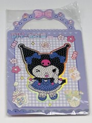 Sanrio Hello Kitty KUROMI 7″x5.5″ Diamond Painting DIY Craft Kit Purple NIP NEW