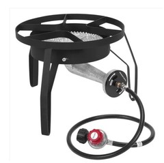 Outdoor Furnace Round Furnace 20W BTU Head Diameter 26cm With 1.2m Leather Tube