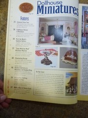 NEW Dollhouse Miniatures issue, Feb 1999; SHIPS FREE