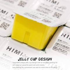 HIMI Gouache Paint Set, Jelly Cup 18 Vibrant Colors(30ml/Pcs)(GREEN) – BRAND New