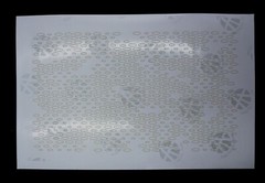 2 PACK Mylar Camouflage Stencils DIY Rifle Gun Airbrush Paint Mask Ellipse CAMO